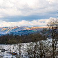 Buy canvas prints of Lake Windermere to High Borrans by Cliff Kinch
