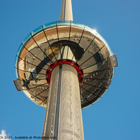 Buy canvas prints of British Airways i360 tower Brighton by Cliff Kinch