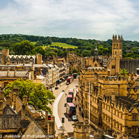 Buy canvas prints of Oxford High Street by Cliff Kinch