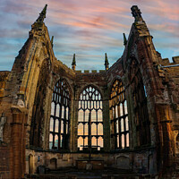 Buy canvas prints of Father Forgive Coventry Cathedral by Cliff Kinch