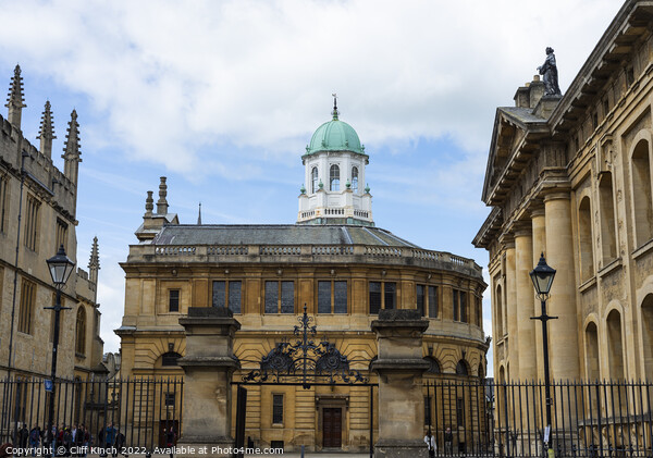 Sheldonian Theatre Oxford Picture Board by Cliff Kinch