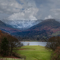 Buy canvas prints of Across Lake Windermere to Wansfell by Cliff Kinch