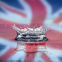 Buy canvas prints of Platinum Jubilee Crown by Cliff Kinch