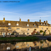 Buy canvas prints of Lower Slaughter Cotswolds by Cliff Kinch
