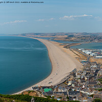 Buy canvas prints of Chesil Beach Dorset by Cliff Kinch
