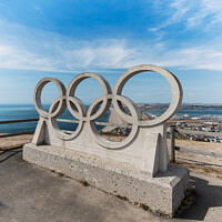 Buy canvas prints of Portland Olympic dedication by Cliff Kinch