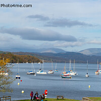 Buy canvas prints of Lake Windermere from Fell Foot by Cliff Kinch