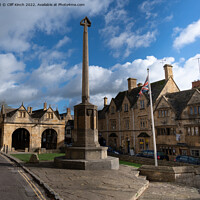 Buy canvas prints of Market Hall and War Memorial Chipping Campden by Cliff Kinch