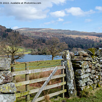 Buy canvas prints of View over Rydal Water by Cliff Kinch