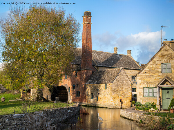 The Mill at Lower Slaughter Picture Board by Cliff Kinch