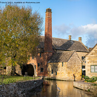 Buy canvas prints of The Mill at Lower Slaughter by Cliff Kinch