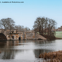 Buy canvas prints of Blenheim Palace and Bridge by Cliff Kinch
