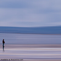 Buy canvas prints of Solitude by the Sea by Cliff Kinch