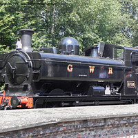 Buy canvas prints of GWR Steam train 3738 by Cliff Kinch