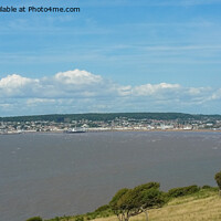 Buy canvas prints of Weston-Super-Mare from Brean Down by Cliff Kinch