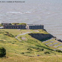 Buy canvas prints of Majestic Brean Down Fort by Cliff Kinch
