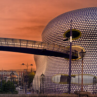 Buy canvas prints of Sunset at the Birmingham Bull Ring  by Cliff Kinch