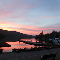 Buy canvas prints of Bowness Evening by Cliff Kinch