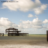 Buy canvas prints of Brighton West Pier by Cliff Kinch