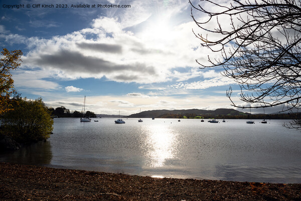 Lake Windermere from Borrans Park Picture Board by Cliff Kinch