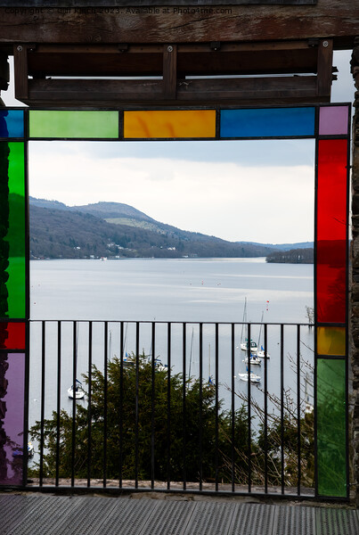 Lake Windermere from Claife Heights Picture Board by Cliff Kinch