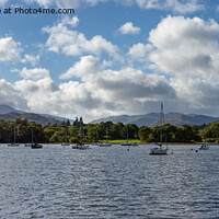 Buy canvas prints of Across Windermere to the Langdales by Cliff Kinch