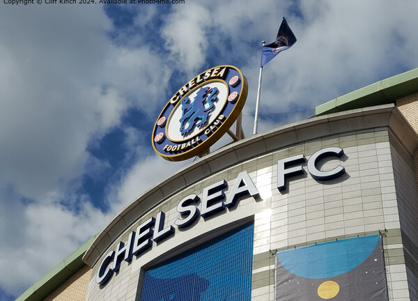 Chelsea FC Stamford Bridge  Picture Board by Cliff Kinch