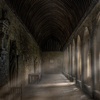Buy canvas prints of Ethereal Light at New College by Cliff Kinch