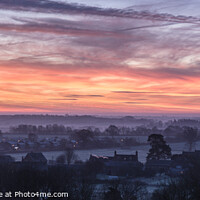 Buy canvas prints of Golden hour of dawn by Cliff Kinch