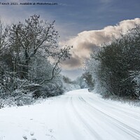 Buy canvas prints of Winter walk by Cliff Kinch