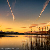 Buy canvas prints of Lake District Sunset by Cliff Kinch