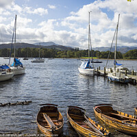 Buy canvas prints of Spring day at Ambleside by Cliff Kinch