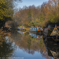 Buy canvas prints of On the canal by Cliff Kinch