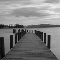Buy canvas prints of Lake Coniston Jetty  by Cliff Kinch