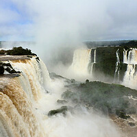 Buy canvas prints of Iguazu Falls by Mervyn Tyndall