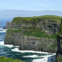 Buy canvas prints of Cliffs of Moher by Mervyn Tyndall