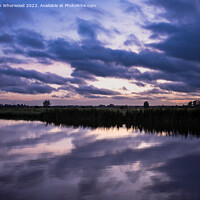 Buy canvas prints of Sunset in Norfolk by Liann Whorwood