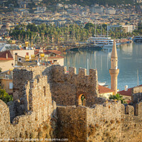 Buy canvas prints of Layer cake of cultures in Alanya architecture by Alexander Volkov