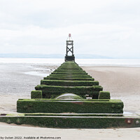 Buy canvas prints of Crosby beach structure by Vicky Outen