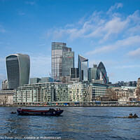 Buy canvas prints of London cityscape  by Vicky Outen