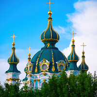 Buy canvas prints of St Andrew's Church, Kyiv by Vitalii Kryvolapov