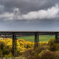 Buy canvas prints of Stormy light over the Meldon Viaduct, Dartmoor by Gary Holpin