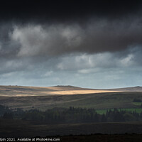 Buy canvas prints of Stormy Dartmoor day by Gary Holpin