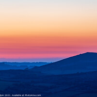 Buy canvas prints of Summer dusk over Dartmoor by Gary Holpin