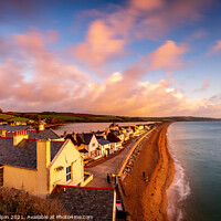 Buy canvas prints of Sunset over Slapton Sands by Gary Holpin