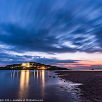Buy canvas prints of Dusk at Burgh Island by Gary Holpin
