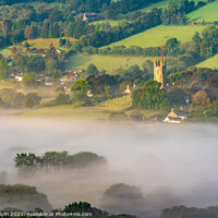 Buy canvas prints of Foggy Widecombe morning by Gary Holpin