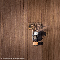 Buy canvas prints of Tractor by drone by Gary Holpin