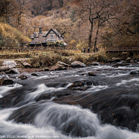 Buy canvas prints of Moody day at Watersmeet by Gary Holpin