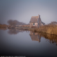 Buy canvas prints of Misty morning at the lockkeepers' cottage by Gary Holpin